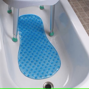 Un tapis de bain anti-dérapant